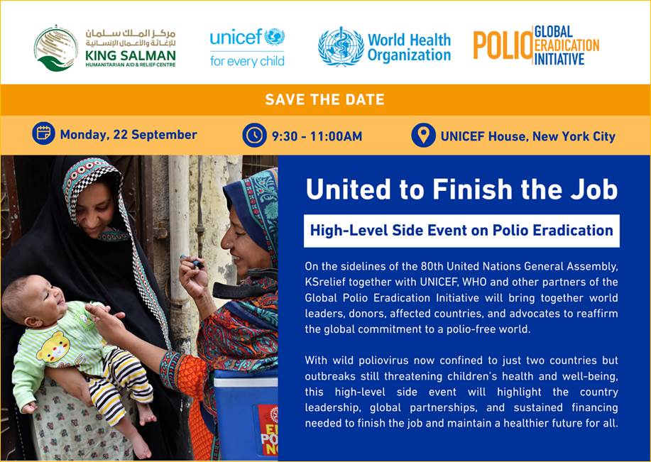 United to Finish the Job: High-Level Event on Polio Eradication United ...